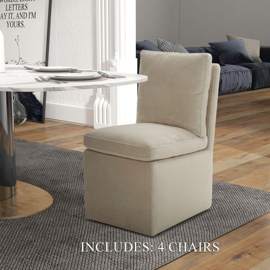 Accent Dining - Accent Dining Chairs With Casters (Set of 4) Chair Sets by Liberty Furniture - Walls Furniture & Mattress