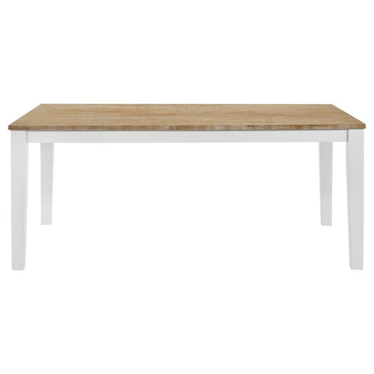 Hollis - Rectangular Wood Dining Table - Brown Dining Tables by Coaster Fine Furniture - Walls Furniture & Mattress