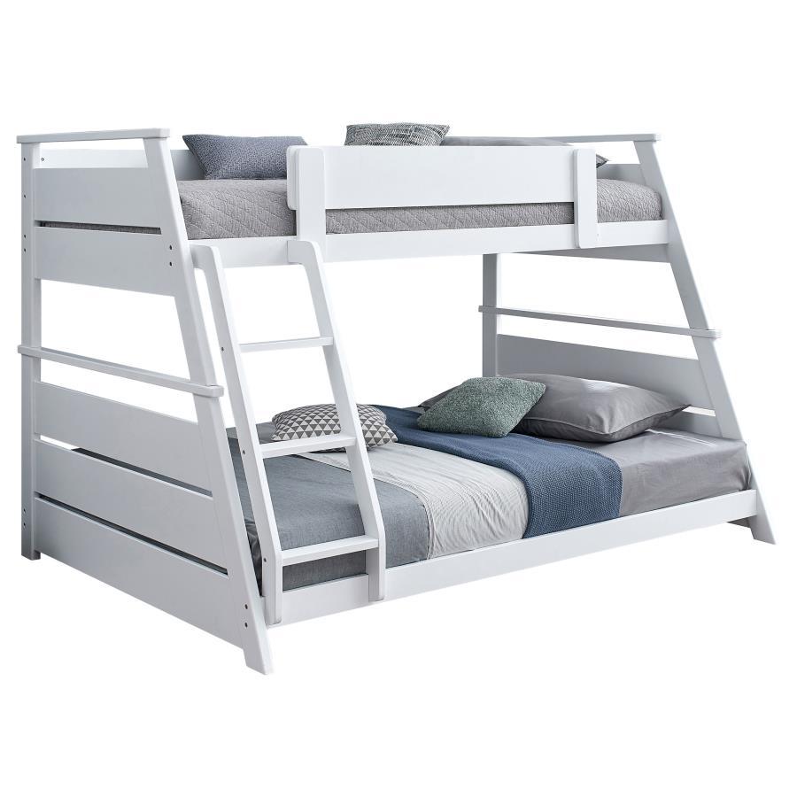 Holden - Wood Veneer Bunk Bed Bunk Beds by Coaster Fine Furniture - Walls Furniture & Mattress