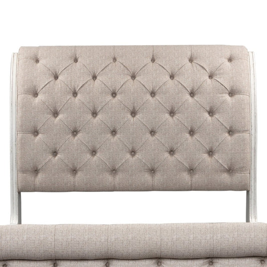 Magnolia Manor - Uph Sleigh Headboard Upholstered Headboards by Liberty Furniture - Walls Furniture & Mattress