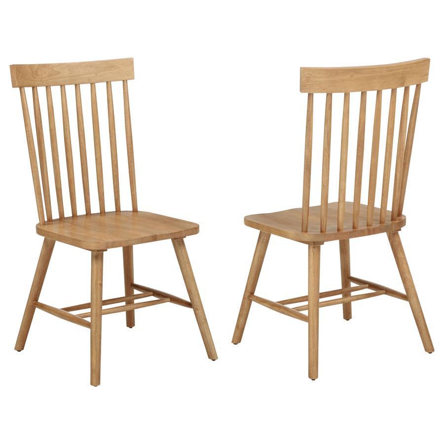 Andrews - Windsor Spindle Back Dining Side Chair (Set of 2) Chair Sets by Coaster Fine Furniture - Walls Furniture & Mattress