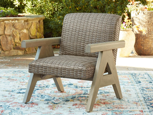 Cliff Trails - Rocking Lounge Chair - Beige Rocker Chairs by Signature Design by Ashley® - Walls Furniture & Mattress