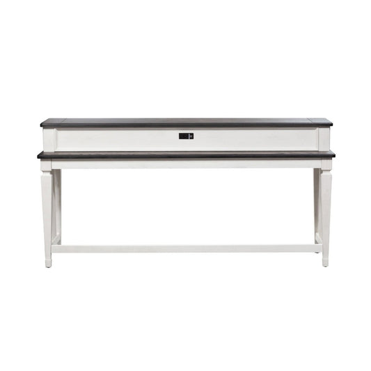Allyson Park - Console Bar Table - White Console Tables by Liberty Furniture - Walls Furniture & Mattress