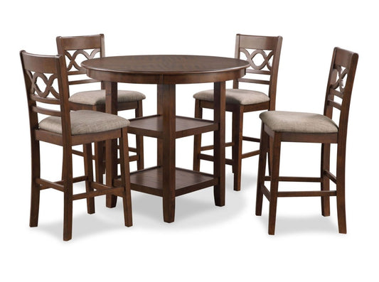 Cori - Counter Set 5 Piece Dining Room Sets by New Classic - Walls Furniture & Mattress