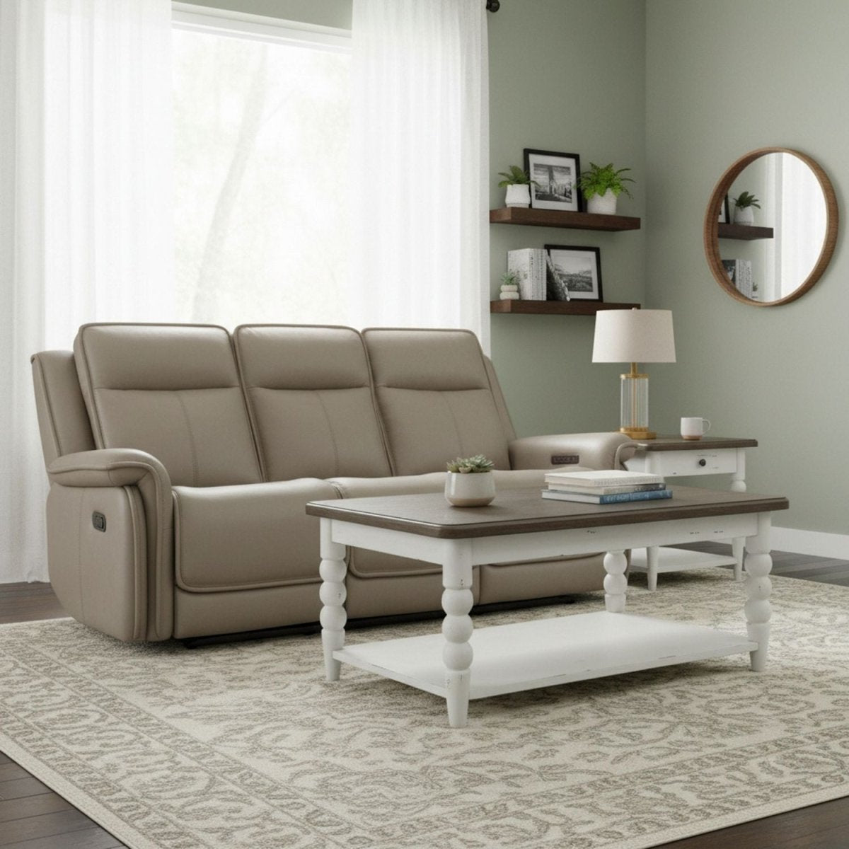 Turnberry Park - 3 Piece Set (Cocktail Table And 2 End Tables) - White Table Sets by Liberty Furniture - Walls Furniture & Mattress