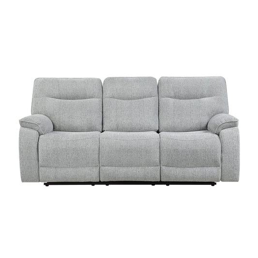 Chablis - Reclining Sofa - Mist Gray Reclining Sofas by New Classic - Walls Furniture & Mattress
