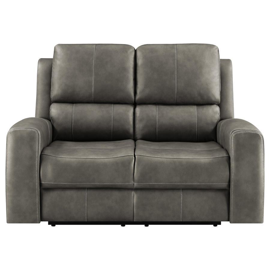 Brickston - Triple Power Reclining Loveseat Reclining Loveseats by Coaster Fine Furniture - Walls Furniture & Mattress