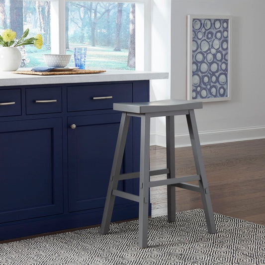 Creations II - 30" Sawhorse Stool Bar Height (28" - 30") by Liberty Furniture - Walls Furniture & Mattress