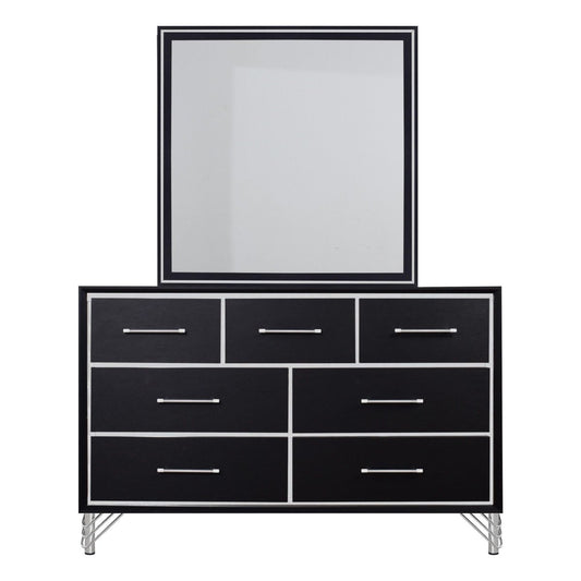 Ava - Mirror - Ebony Mirrors by New Classic - Walls Furniture & Mattress