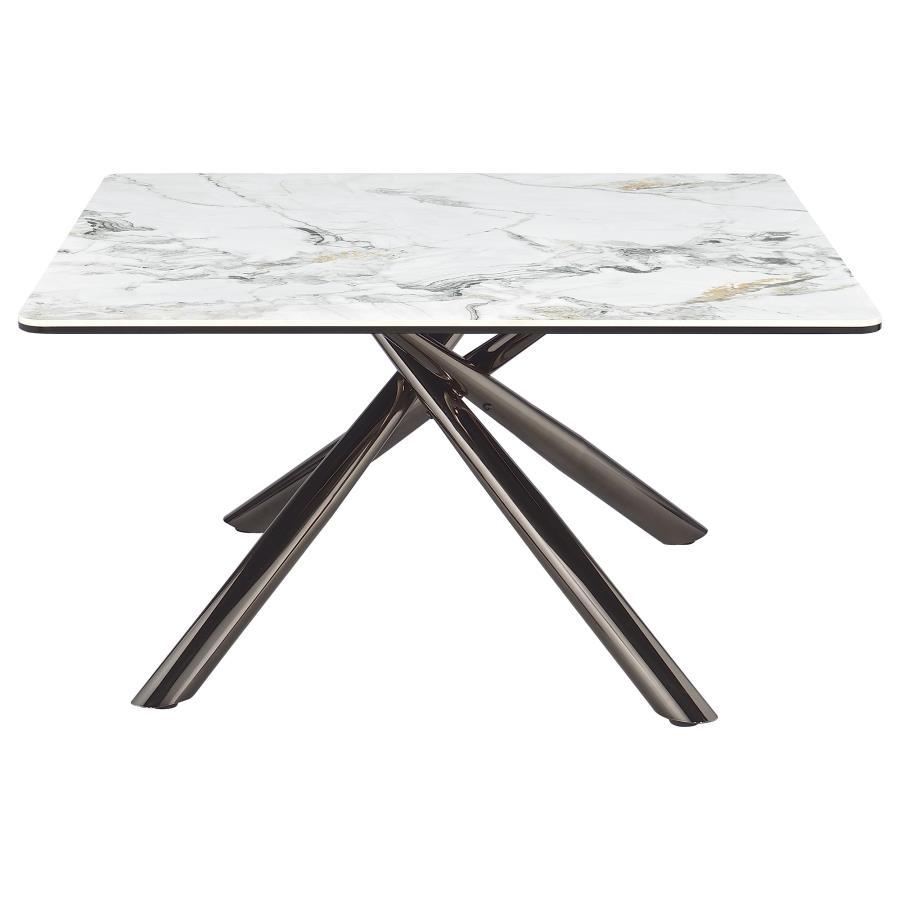 Carvell - Square Sintered Stone Table End Tables by Coaster Fine Furniture - Walls Furniture & Mattress