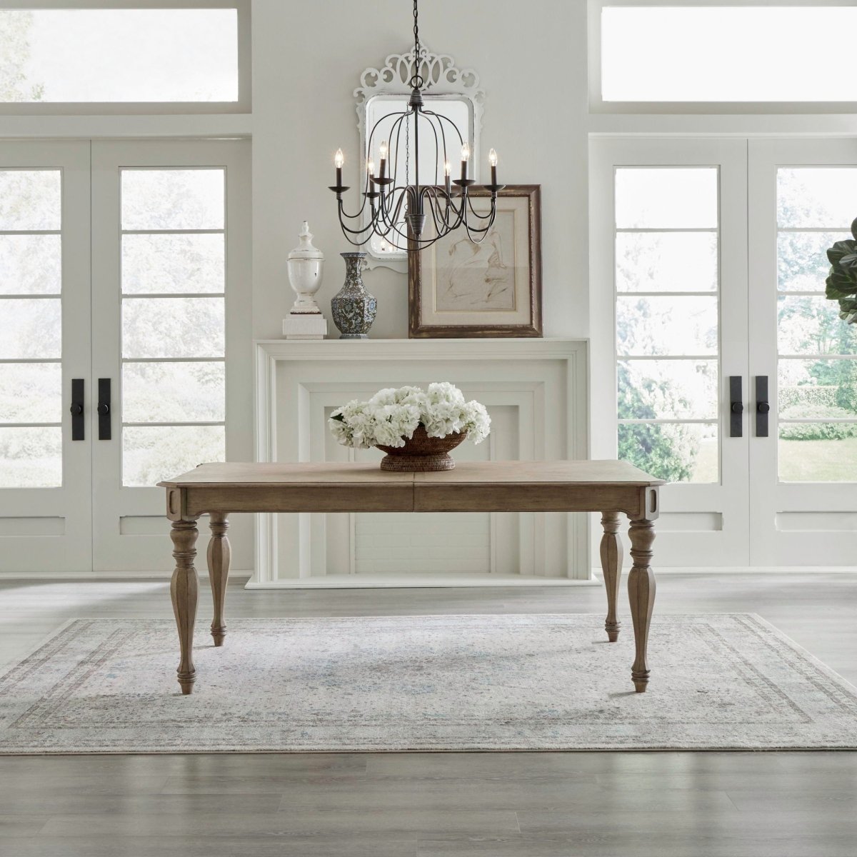 Magnolia Manor - Rectangular Leg Table Dining Tables by Liberty Furniture - Walls Furniture & Mattress