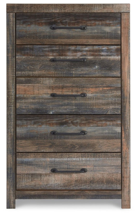 Drystan - Five Drawer Chest - Brown / Beige Accent Chests by Signature Design by Ashley® - Walls Furniture & Mattress