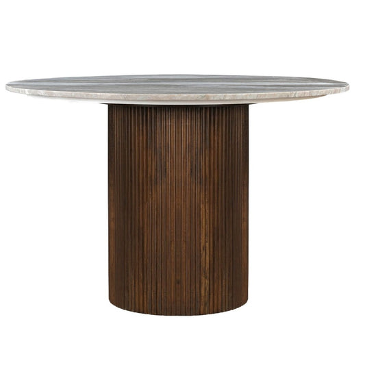 Kaleidoscope - Pedestal Table - Brown Dining Tables by Liberty Furniture - Walls Furniture & Mattress