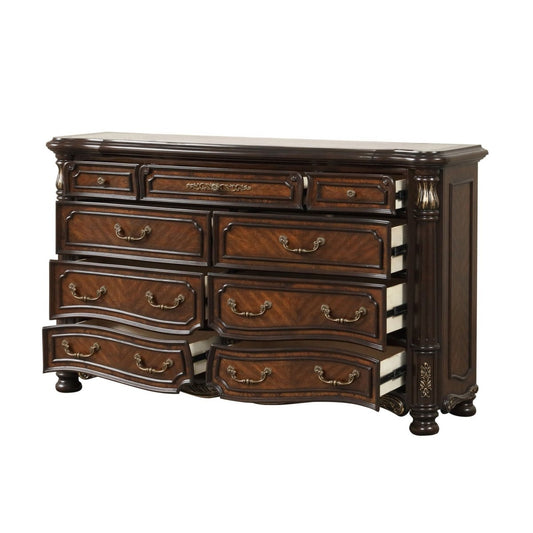 Bella Notte - Dresser - Mahogany Brown Dressers by New Classic - Walls Furniture & Mattress
