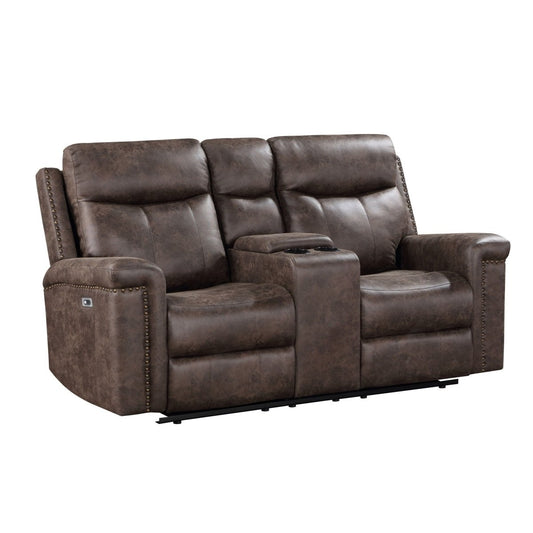 Quade - Console Loveseat Reclining Loveseats by New Classic - Walls Furniture & Mattress
