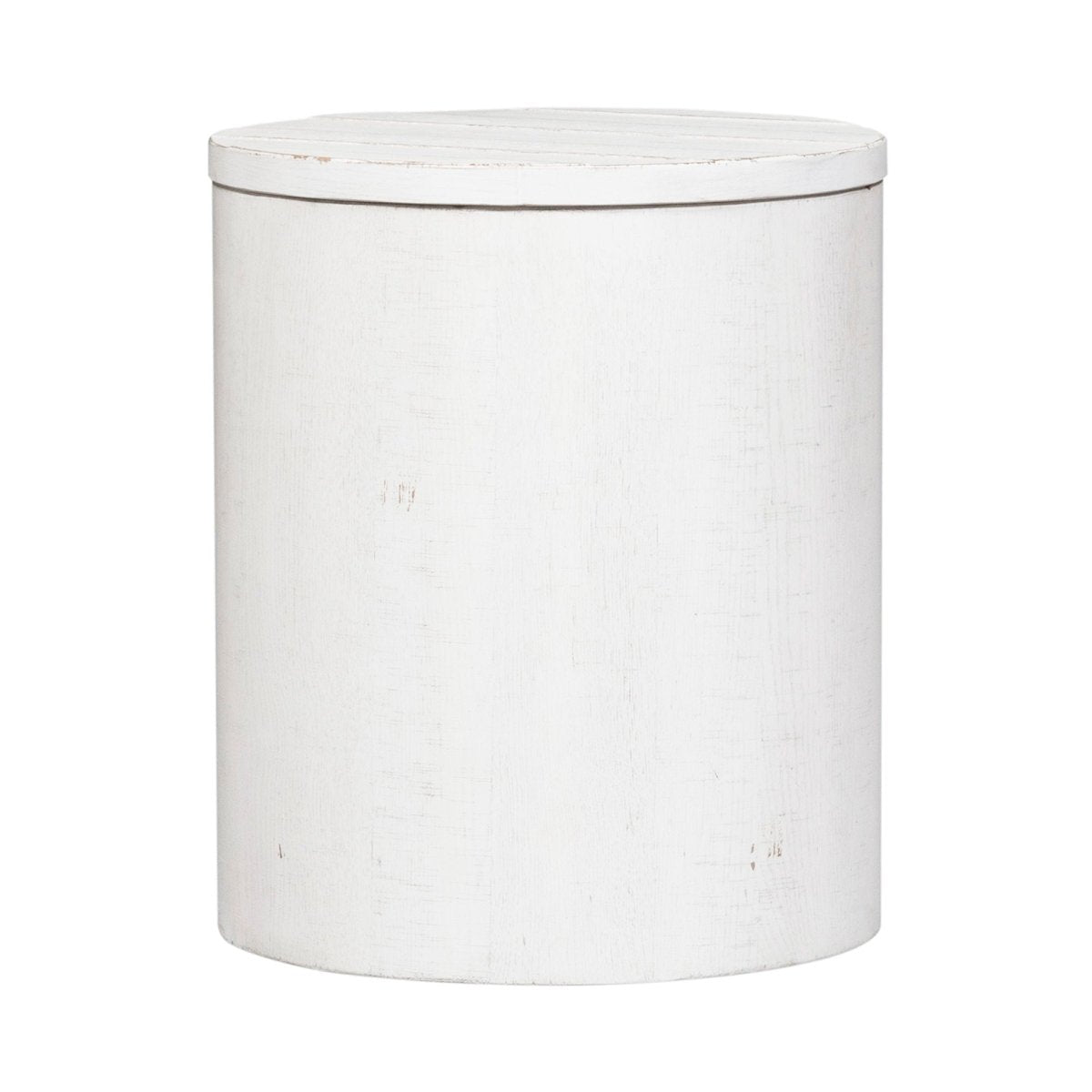 Modern Farmhouse - Drum End Table End Tables by Liberty Furniture - Walls Furniture & Mattress