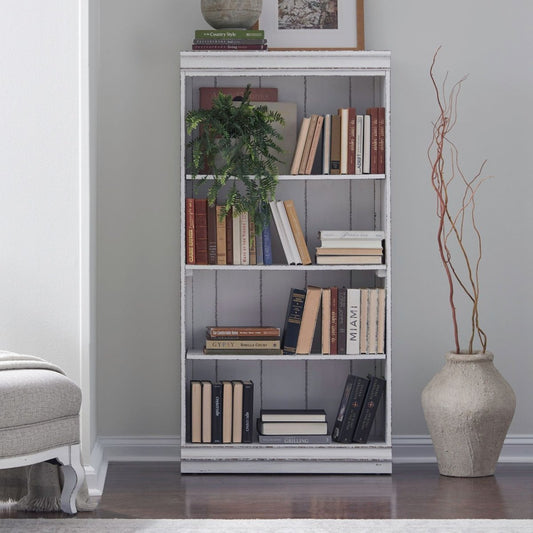 Magnolia Manor - Bookcase (RTA) Standard Bookcases by Liberty Furniture - Walls Furniture & Mattress