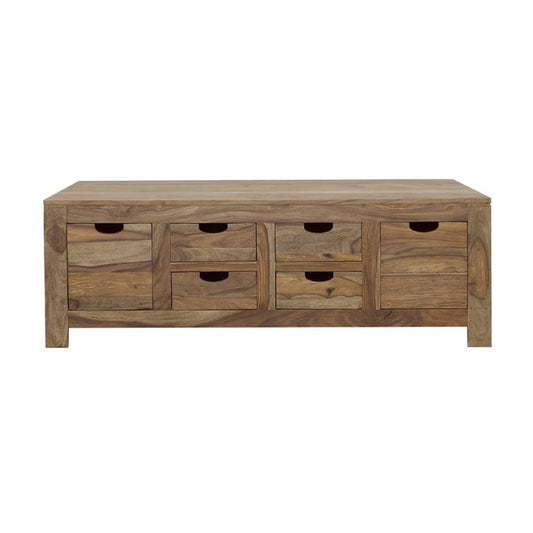 Esther - 6 - Drawer Solid Wood Coffee Table - Natural Coffee Tables by CoasterElevations - Walls Furniture & Mattress