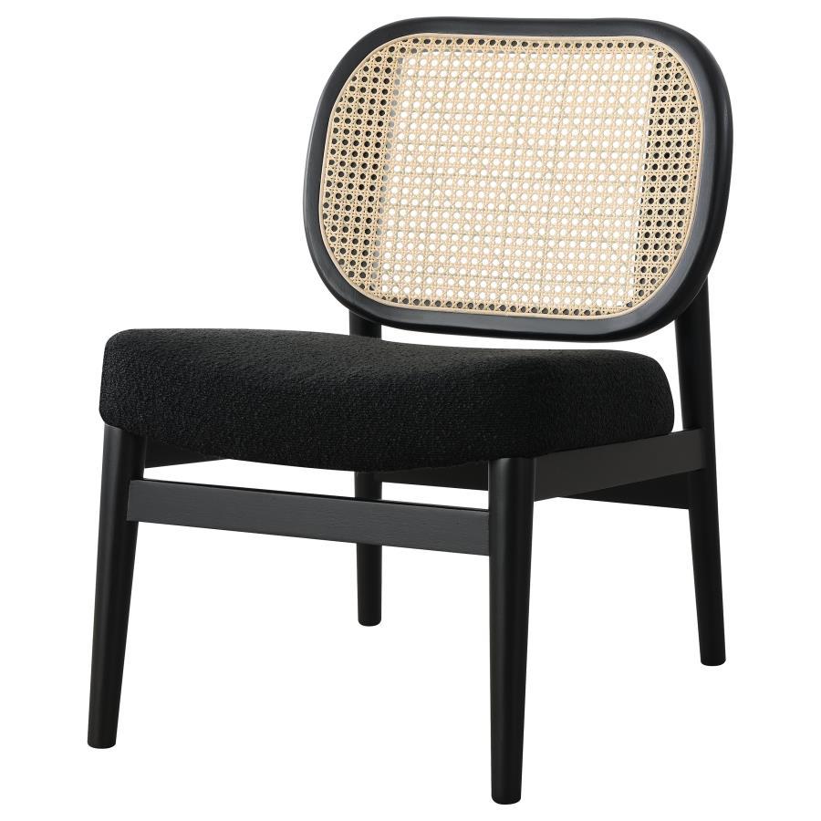 Rayo - Rattan Cane Back Accent Chair With Padded Seat Accent Chairs by Coaster Fine Furniture - Walls Furniture & Mattress