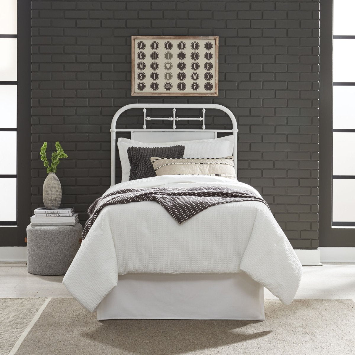 Vintage Series - Metal Headboard Panel Headboards by Liberty Furniture - Walls Furniture & Mattress