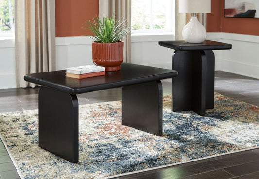 Mitchalli - Occasional Table Set (Set of 2) - Black Table Sets by Signature Design by Ashley® - Walls Furniture & Mattress