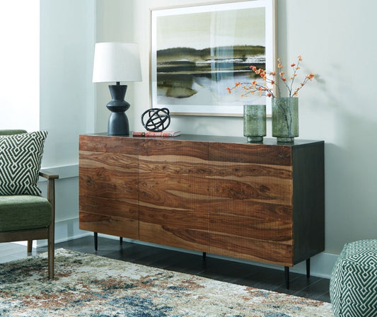 Darrey - Accent Cabinet - Natural / Brown Accent Cabinets by Signature Design by Ashley® - Walls Furniture & Mattress