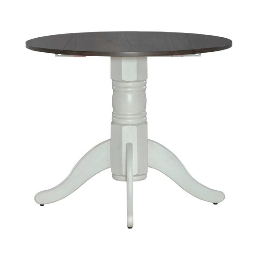 Brook Bay - Drop Leaf Table - White Dining Tables by Liberty Furniture - Walls Furniture & Mattress