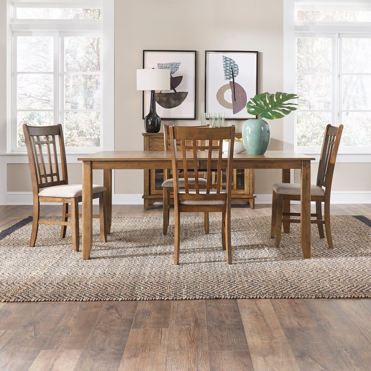 Santa Rosa II - Rectangular Table Set 5 Piece Dining Room Sets by Liberty Furniture - Walls Furniture & Mattress