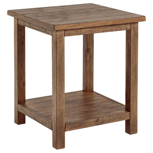 Payne - Wood End Table with Shelf End Tables by Coaster Fine Furniture - Walls Furniture & Mattress