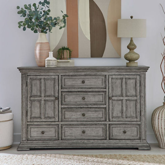 Big Valley - 2 Door 6 Drawer Dresser Dressers by Liberty Furniture - Walls Furniture & Mattress