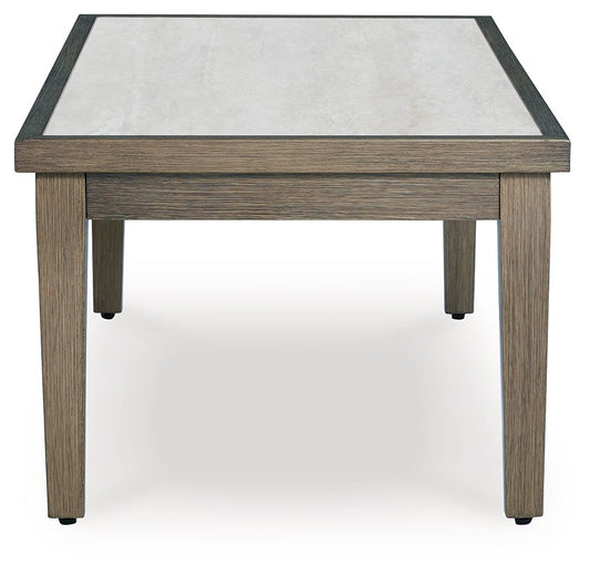 Rainier Ranch - Rectangular Cocktail Table - Brown / Beige Coffee Tables by Signature Design by Ashley® - Walls Furniture & Mattress