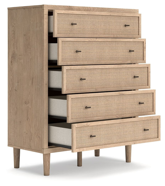 Cielden - Five Drawer Wide Chest - Two - Tone Accent Chests by Signature Design by Ashley® - Walls Furniture & Mattress