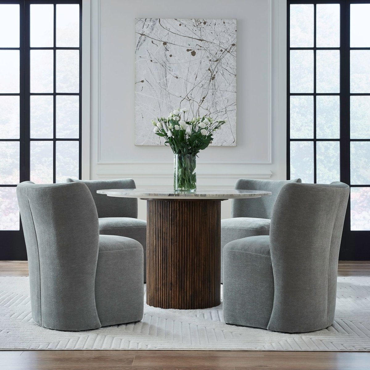 Accent Dining - Dining Chair With Casters Accent Side Chairs by Liberty Furniture - Walls Furniture & Mattress