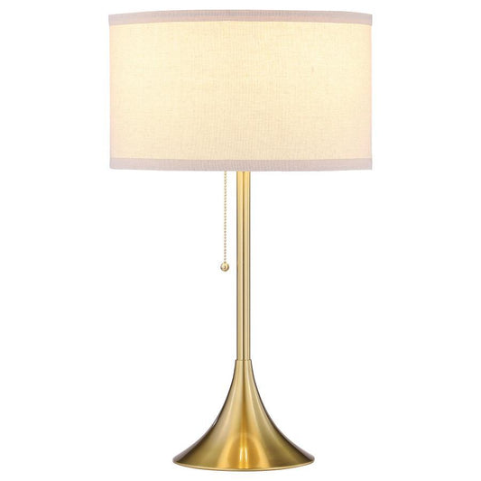 Elmira - Drum Shade Metal Lamp Floor Lamps by Coaster Fine Furniture - Walls Furniture & Mattress