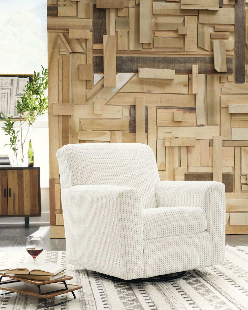 Herstow - Swivel Glider Accent Chair Swivel Glider Chairs by Signature Design by Ashley® - Walls Furniture & Mattress