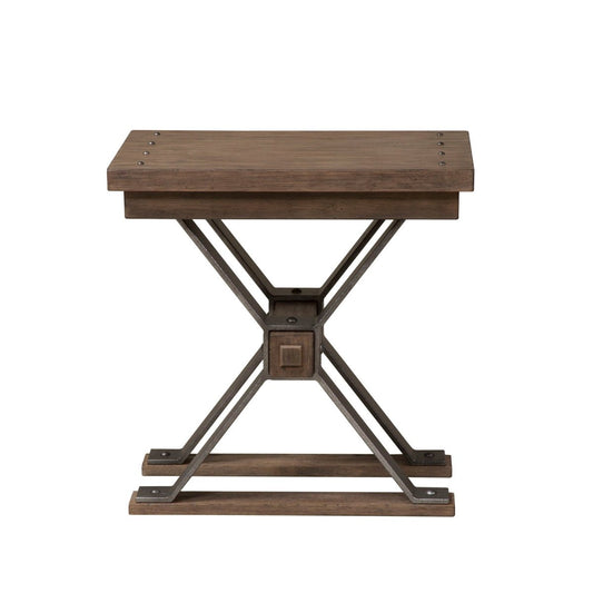 Sonoma Road - Chair Side Table - Light Brown Chair Side Tables by Liberty Furniture - Walls Furniture & Mattress