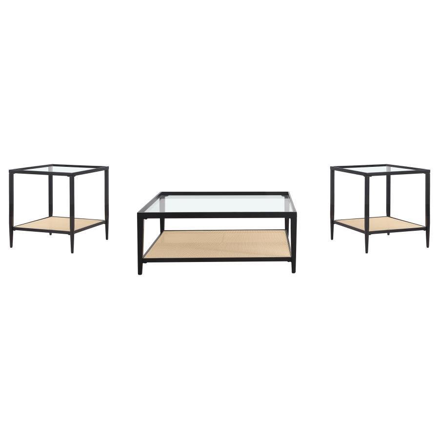 Amherst - Coffee Table Set Table Sets by Coaster Fine Furniture - Walls Furniture & Mattress