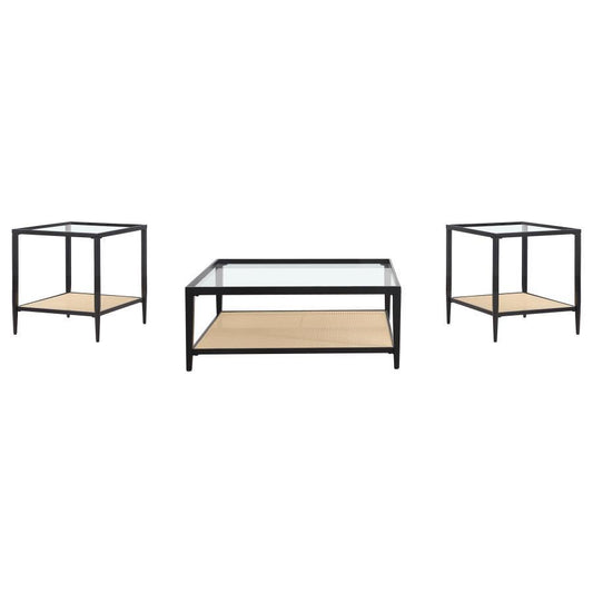 Amherst - Coffee Table Set Table Sets by Coaster Fine Furniture - Walls Furniture & Mattress