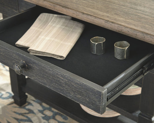 Tyler Creek - Rectangular Dining Room Counter Table - Black / Gray Counter Tables by Signature Design by Ashley® - Walls Furniture & Mattress