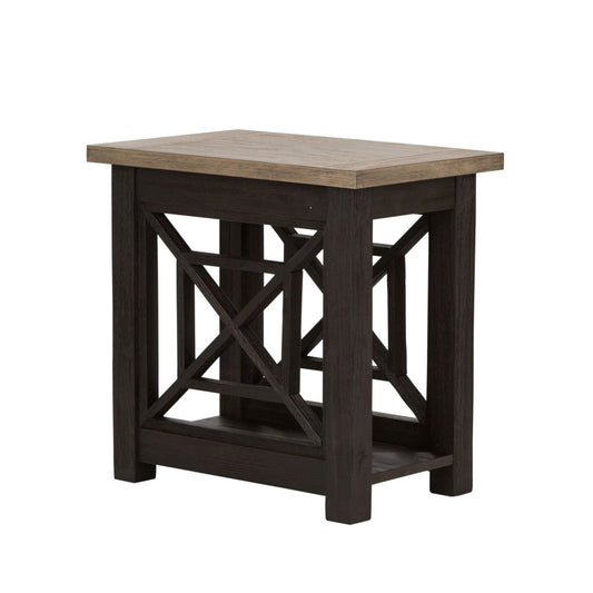 Heatherbrook - Chair Side Table - Black Chair Side Tables by Liberty Furniture - Walls Furniture & Mattress