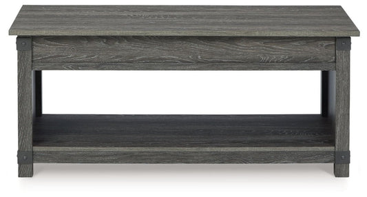Freedan - Rect Lift Top Cocktail Table - Grayish Brown Coffee Tables by Signature Design by Ashley® - Walls Furniture & Mattress