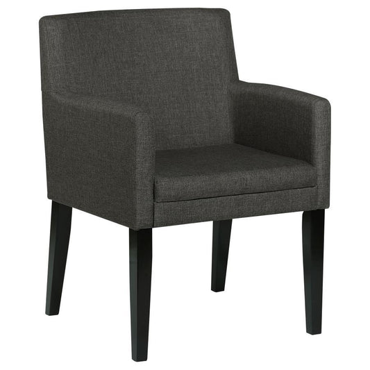 Catherine - Upholstered Dining Arm Chair (Set of 2) - Gray Chair Sets by Coaster Fine Furniture - Walls Furniture & Mattress
