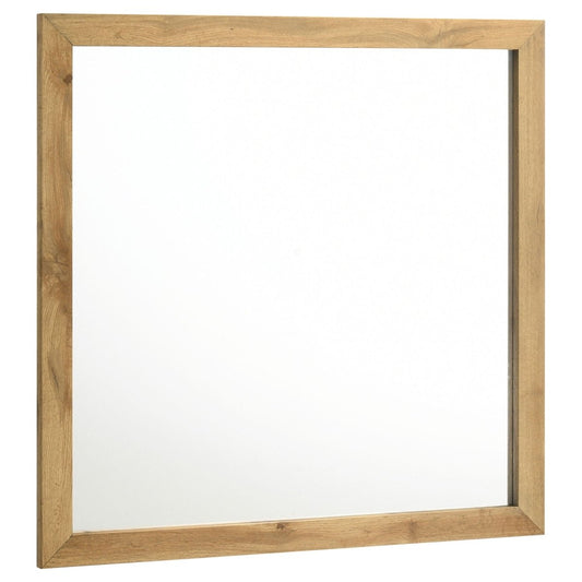 Kaywood - Dresser Mirror - Natural Pine Bedroom Mirrors by Coaster Fine Furniture - Walls Furniture & Mattress
