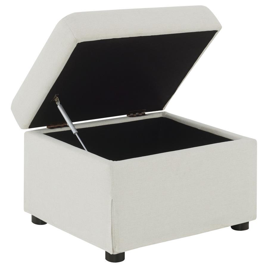 Winter - Upholstered Hydraulic Lift Top Storage Ottoman Storage Ottomans by Coaster Fine Furniture - Walls Furniture & Mattress