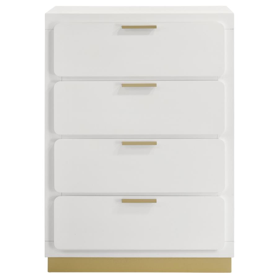 Caraway - 4 - Drawer Bedroom Chest Accent Chests by Coaster Fine Furniture - Walls Furniture & Mattress