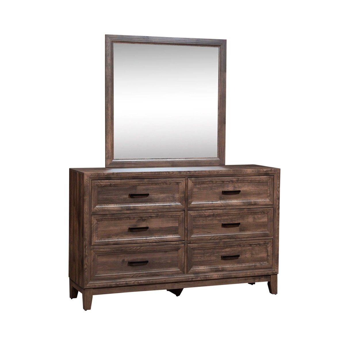 Ridgecrest - Dresser & Mirror - Light Brown Dresser & Mirror by Liberty Furniture - Walls Furniture & Mattress