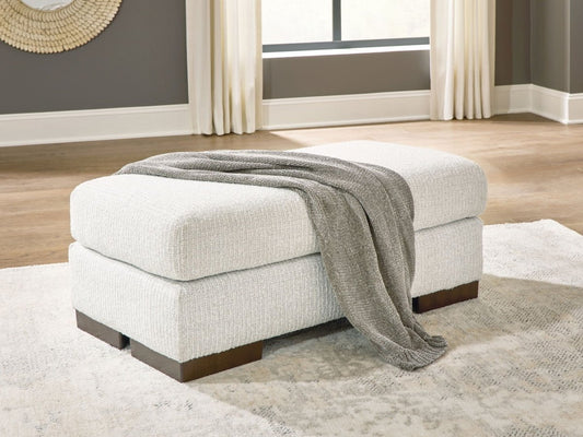 Hartside - Ottoman - Frosted Upholstered Ottomans by Benchcraft® - Walls Furniture & Mattress