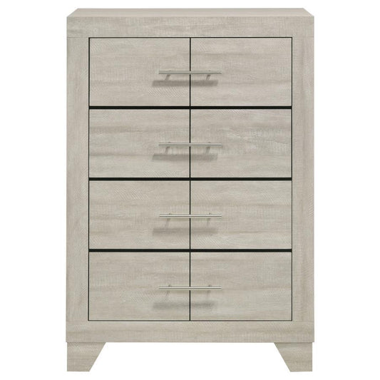 Trenton - 4 - Drawer Bedroom Chest Of Drawers - Rustic Cream Accent Chests by Coaster Fine Furniture - Walls Furniture & Mattress