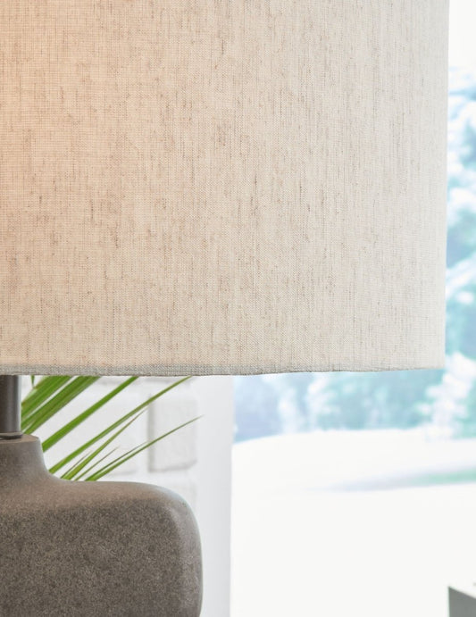 Danacy - Paper Table Lamp - Distressed Black Table Lamps by Signature Design by Ashley® - Walls Furniture & Mattress