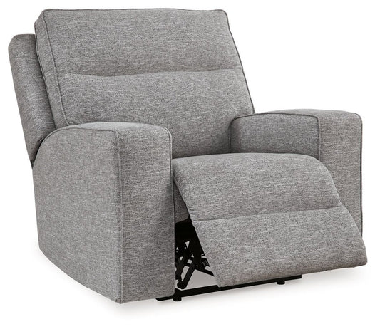 Biscoe - Power Recliner /Adj Headrest - Pewter Reclining Chairs by Signature Design by Ashley® - Walls Furniture & Mattress